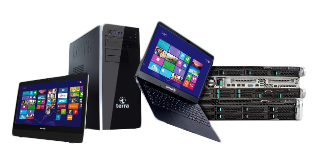 Serveurs, PC et tablettes